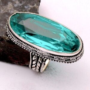 Apatite Gemstone Antique Design Ring